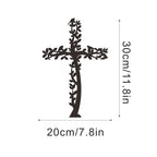 Jesus Cross Tree & Birds - Christian Home Décor - Christmas & Baptism - For Church & Home