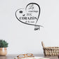 Heart Shape kitchen Wall Decal - Best For Kitchen & Restaurant Decoration