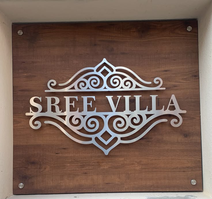 Premium Custom Name Plate – Stylish Entrance Sign