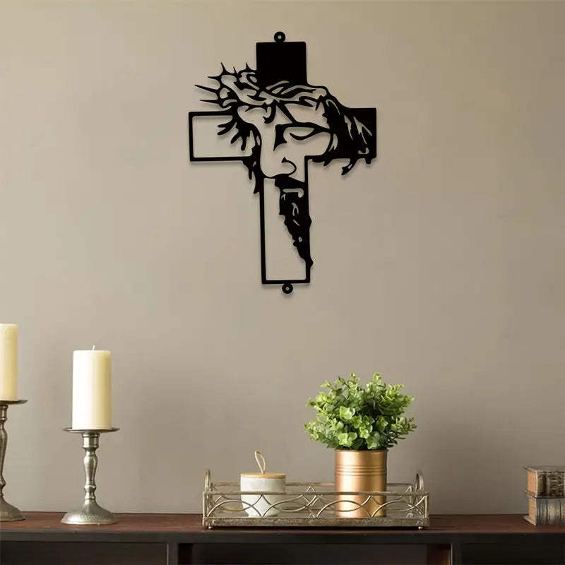 Jesus Cross Acrylic Wall Ar - Christian's Home Decoration