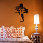 Jesus Cross Acrylic Wall Ar - Christian's Home Decoration