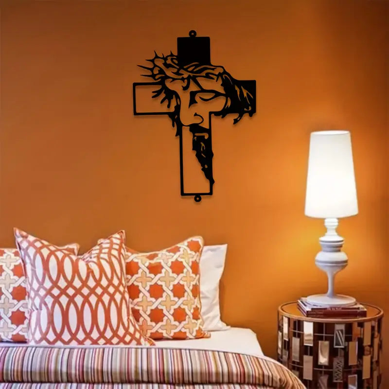Jesus Cross Acrylic Wall Ar - Christian's Home Decoration