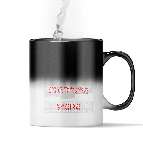 Personalized Magic Mug – Custom Heat Reveal Coffee Cup | Color Changing Mug with Name, Logo, Photo or Message | Gift for Him, Her, Birthday, Anniversary
