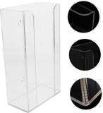 Box Shoe Covers Dispenser Napkin Basket Disposable Gloves Dispenser Acrylic Glove Holder Glove Box Storage Rack Wall-mounted Work