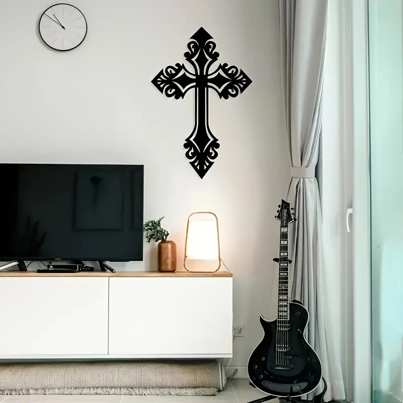 Jesus Cross Geometric - Christian Faith - Christmas & Baptism - For Church or Home Decor