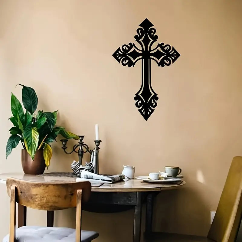 Jesus Cross Geometric - Christian Faith - Christmas & Baptism - For Church or Home Decor