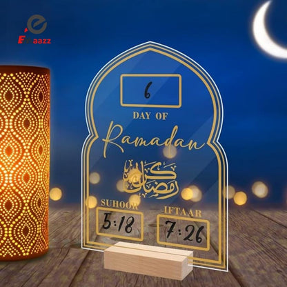 Ramadan Advent Calendar | Ramadan Decorations for Home| Countdown 30 Days Ornaments Calendars | Eid Decorations