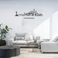 Hyderabad, India - Skyline Acrylic Wall Art - Home Decal - Indian National Day