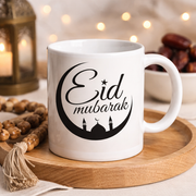 Elegant Crescent Eid Mubarak Mug