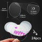 24 Pieces 4 Inch Acrylic Keychain Blanks 0.06 Inch Thick Acrylic Circles Clear Disc Ornaments Blanks with Hole Acrylic Transparent Circle Discs for DIY Keychain and Craft Projects Supplies (4 Inch)