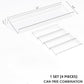 11" Spice Drawer Organizer, 4 Tier Clear Acrylic Seasoning Jars Drawer Insert, Kitchen Drawer Spice Rack Tray for Cabinet/Countertop