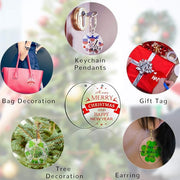 24 Pieces 4 Inch Acrylic Keychain Blanks 0.06 Inch Thick Acrylic Circles Clear Disc Ornaments Blanks with Hole Acrylic Transparent Circle Discs for DIY Keychain and Craft Projects Supplies (4 Inch)