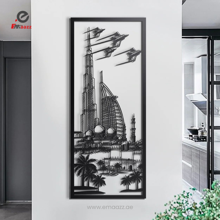 UAE Wall Art | Burj Khalifa & Burj Al Arab Wall Art | Acrylic Wall Art