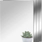 HD Adhesive Mirror 4 Pieces No Glass Tiles A4 Self-Adhesive Sheets Flexible Film Acrylic Wall Decoration (29 x 21 cm)