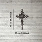 Jesus Cross Unique Design Christian Home Décor - Christmas & Baptism - For Church or Home