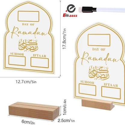 Ramadan Advent Calendar | Ramadan Decorations for Home| Countdown 30 Days Ornaments Calendars | Eid Decorations