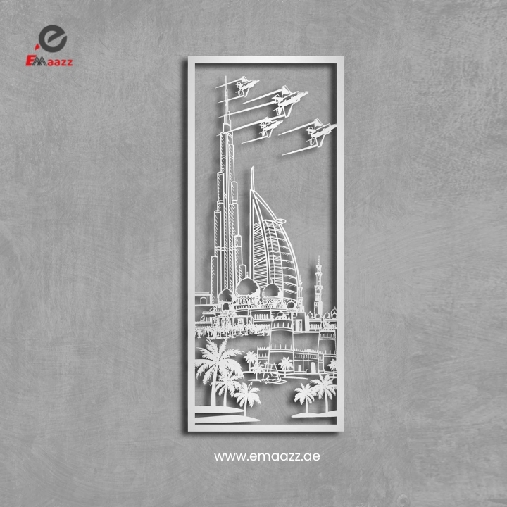 UAE Wall Art | Burj Khalifa & Burj Al Arab Wall Art | Acrylic Wall Art