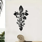 Jesus Cross Floral Tree Branches - Christmas & Baptism - For Church or Home