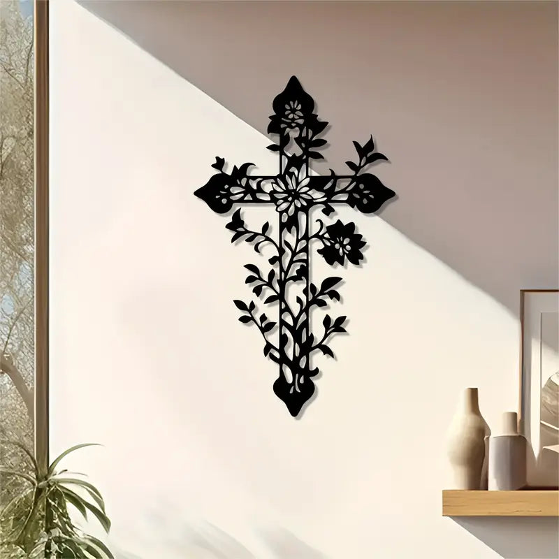 Jesus Cross Floral Tree Branches - Christmas & Baptism - For Church or Home
