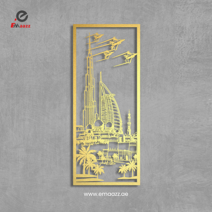 UAE Wall Art | Burj Khalifa & Burj Al Arab Wall Art | Acrylic Wall Art