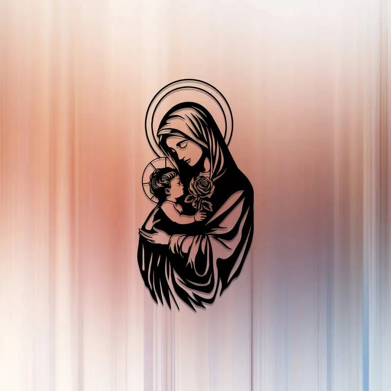 Mother & Youngsters Design -Christian Home Décor - Christmas & Baptism - For Church or Home