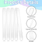 30 Pcs Clear Acrylic Sticks – Reusable Transparent Sticks for Cake Pops, Candy, Ice Pops & DIY Party Crafts
