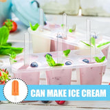 30 Pcs Clear Acrylic Sticks – Reusable Transparent Sticks for Cake Pops, Candy, Ice Pops & DIY Party Crafts