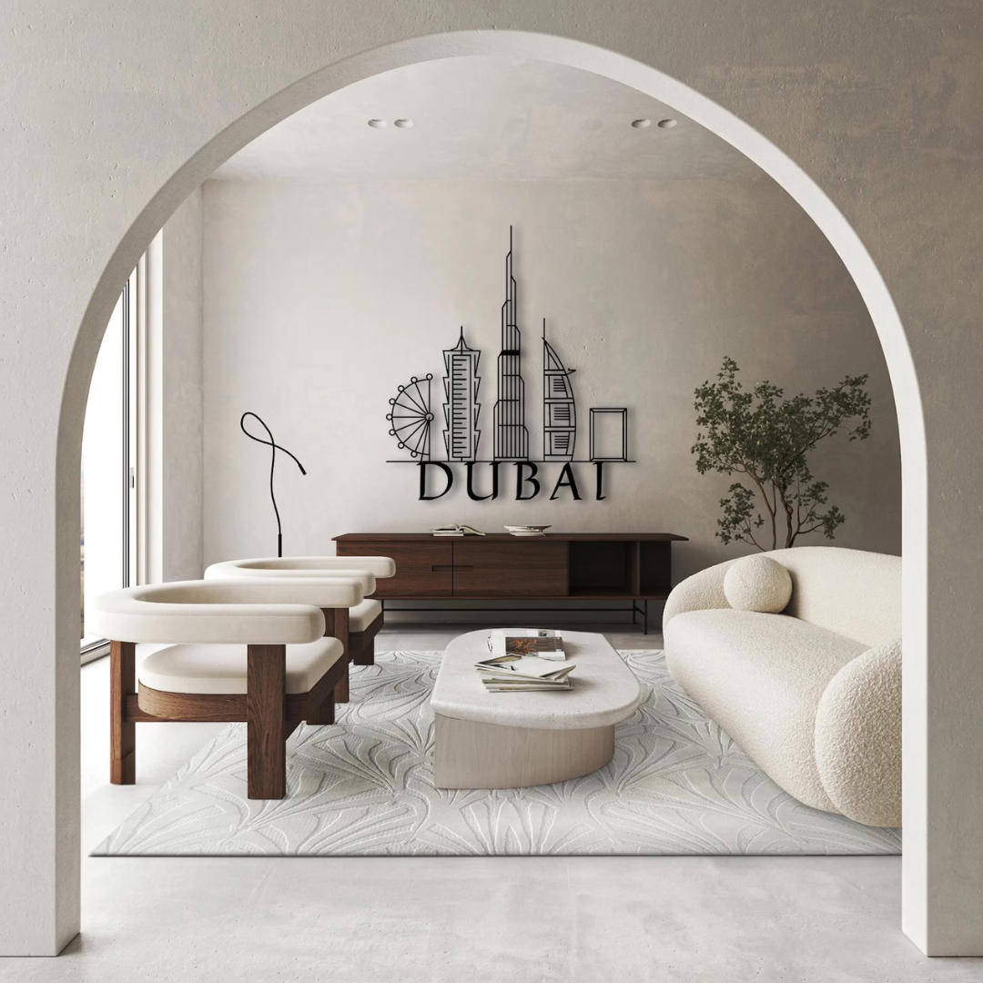 Dubai, UAE - Skyline Acrylic Wall Art - Home Decal - National Day
