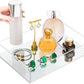 Vanity Tray, Multifunctional Bathroom Decorative Tray with Smooth Mirror Home Décor, Countertop Organization Bathroom Holder Organizer for Candles Perfume Cosmetics Jewelries