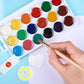 45 Pcs Acrylic Keychain Blanks – Clear Key Ring Set with Round, Heart & Rectangle Shapes for DIY Crafts & Personalized Projects