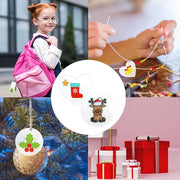 45 Pcs Acrylic Keychain Blanks – Clear Key Ring Set with Round, Heart & Rectangle Shapes for DIY Crafts & Personalized Projects