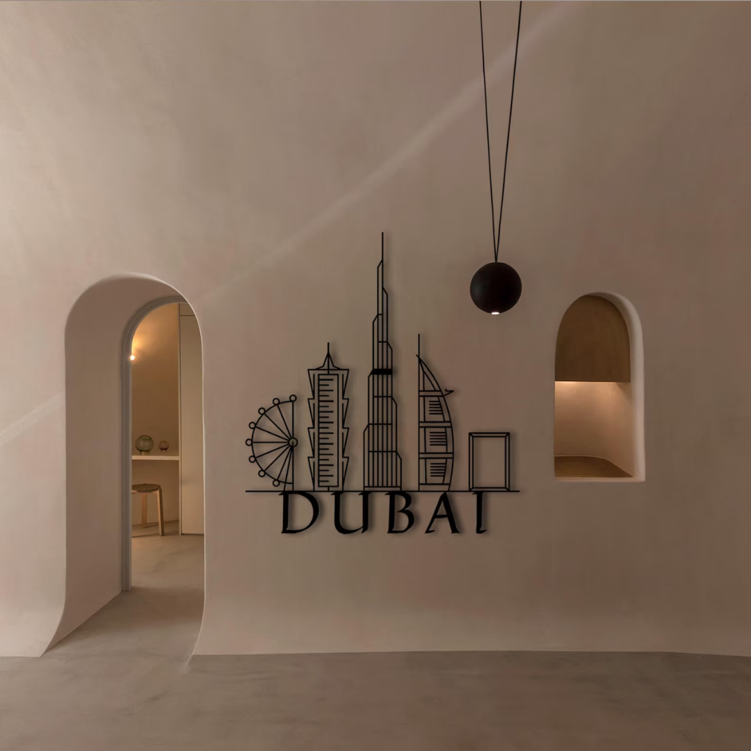 Dubai, UAE - Skyline Acrylic Wall Art - Home Decal - National Day