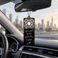 Acrylic Car Hanger with Travel Dua Laser Engraving