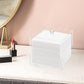 Disposable Face Towel Holder, Facial Towelettes Container Box, Acrylic Box for Facial Towels, Clear
