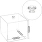 Disposable Face Towel Holder, Facial Towelettes Container Box, Acrylic Box for Facial Towels, Clear