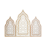 Wooden Mosque Display Stand | Home Decoration in Eid, Ramadan, Wedding, Anniversary | Islamic Decorative Item | Basswood | Bedroom, Living Room, Hall | Floor Mount | Elegant