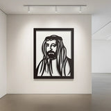 Sheikh Sultan Al Qasimi Acrylic Wall Portrait - Revered Sharjah Ruler Tribute for UAE Heritage Homes