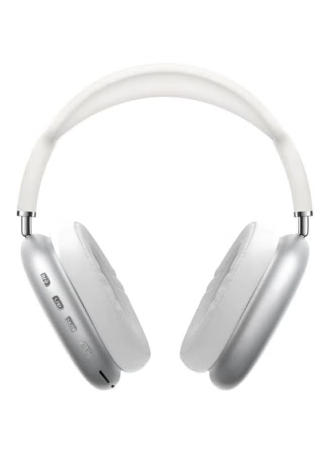 P9 Bluetooth Wireless Headset Over-Ear Headphone With Mic White