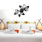 Abstract Acrylic Wall Clock | Decorative 3D Floral Design