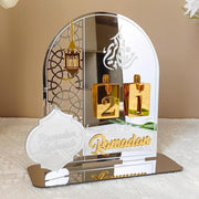 Acrylic Ramadan Decoration Calendar, Clear, Classic, Tabletop, Polished, Ramadan Mubarak, Eid, Home Decor