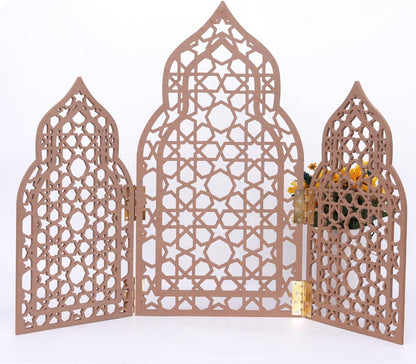 MPC-528 Home Décor and Decorative Accessories, Mini Mosque Prayer Corner Setup, Wooden