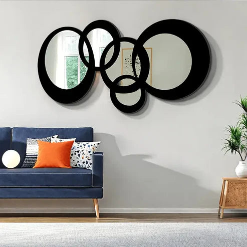 Vintage Modern Minimalist Wall Mirror | Emaazz