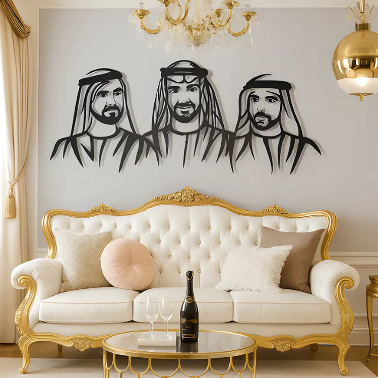 Sheikh Mohammad Bin Rashid, Sheikh Hamdan Potrait