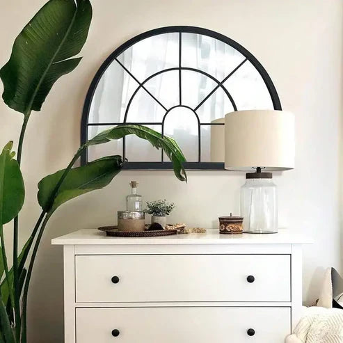 Arched Window Mirror with Acrylic Frame | Emaazz