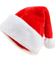 Soft Plush Velvet Christmas Hat