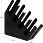 Fancy Black Acrylic Cup and Lid Holder – 4 Compartment Coffee Station Organizer
