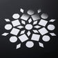 120 Pcs Small Acrylic Craft Mirrors – Square, Diamond & Round Mosaic Mirror Tiles for DIY Crafts, Disco Balls, Lamps & Decorations