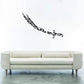 Zulifiqar Sword Calligraphy - Muharram Wall Decal