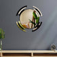 Premium Silver & Black Line Mirror Wall Decor