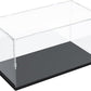 Acrylic Display Case with Black Base for Lego | Clear Acrylic Display Box for Collectibles Dustproof Protection Showcase (Black, 40x20x20 cm / 15.7x7.9x7.9 inch)